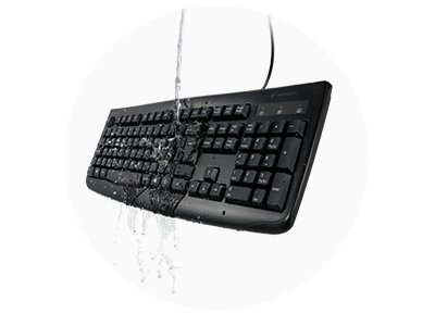 Kensington Klawiatura Pro Fit Washable Keyboard Wired DE