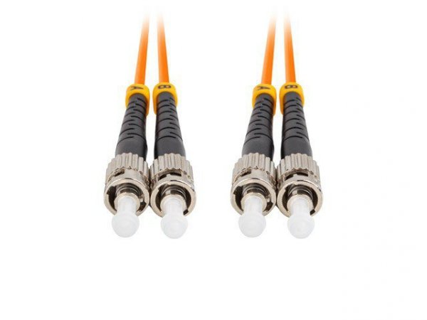 Lanberg Patchcord światłowodowy MM ST/UPC-ST/UPC DUPLEX 3.0MM OM2 50/125 LSZH 5m pomarańczowy