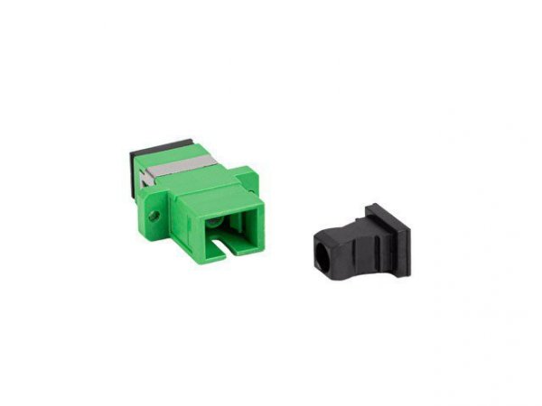 Lanberg Adapter światłowodowy SM SC/APC simplex zaślepka czarna 25 sztuk
