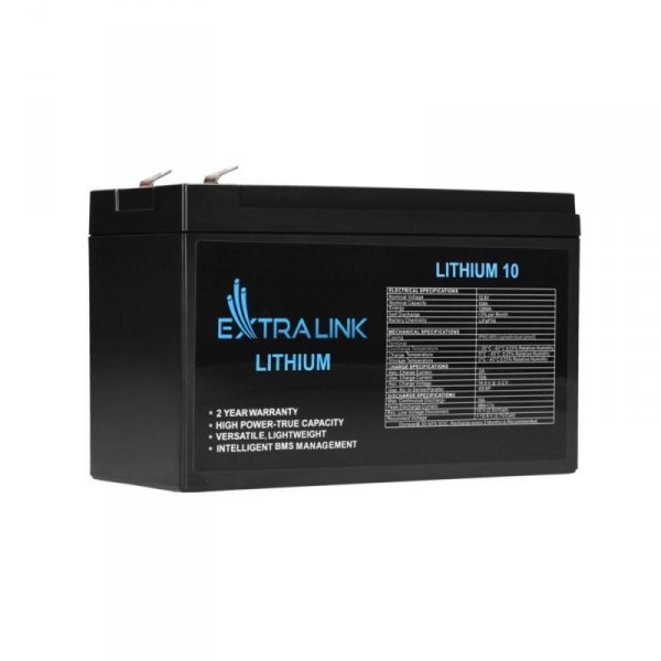 Extralink Akumulator LiFePO4 10AH 12.8V BMS  EX.30400