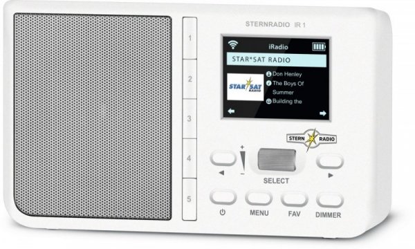 TechniSat Radio internetowe Sternradio IR 2 białe