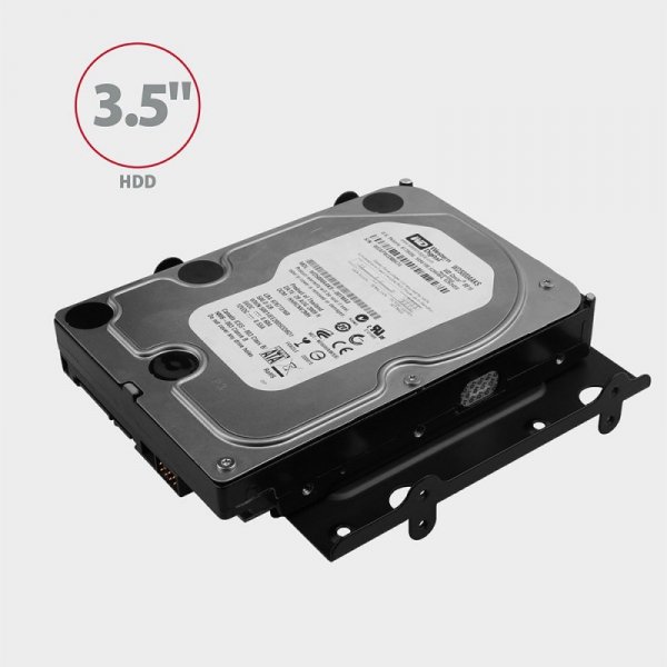 AXAGON RHD-435 Ramka metalowa do montażu 4x 2.5&quot; HDD (2x 2.5&quot; HDD/SSD & 1x 3.5&quot; HDD) w pozycji 5.25&quot; Czarna