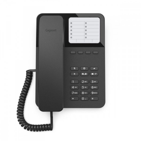 Siemens Gigaset Telefon przewodowy DESK400 Czarny