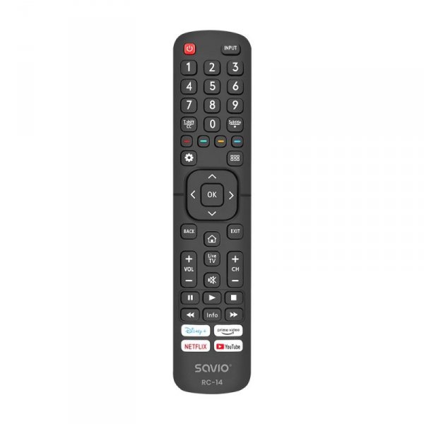 Savio Pilot uniwersalny do TV HISENSE, SMART TV, RC-14