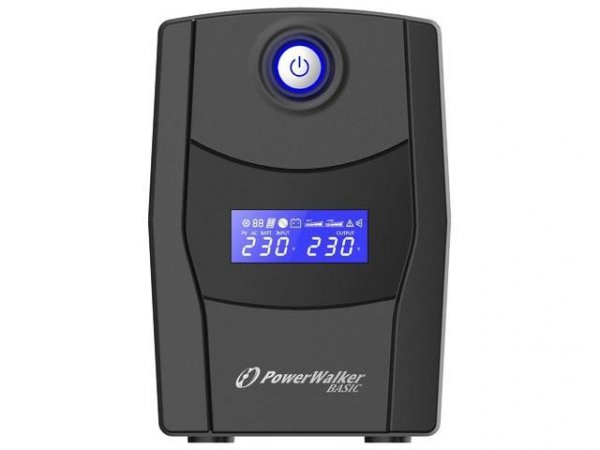 PowerWalker Zasilacz awaryjny VI 600 STL line-interactive 600VA 2x230V schuko USB-B