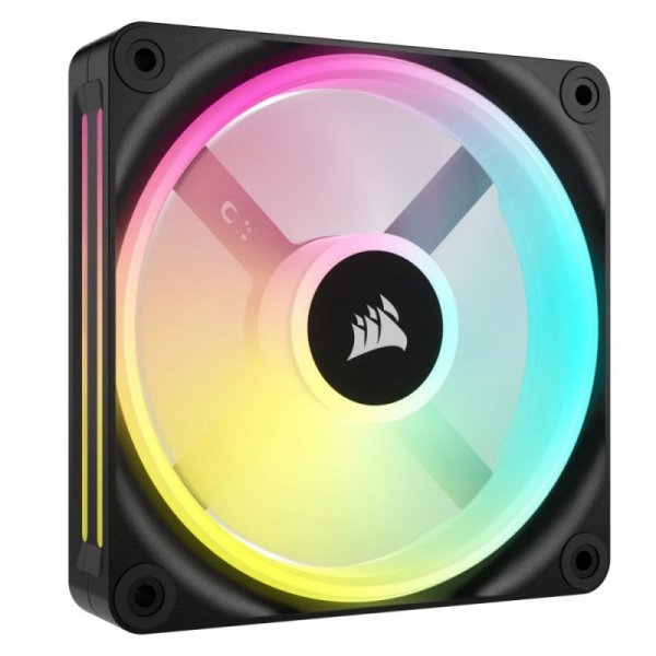 Corsair Wentylator QX120 RGB iCUE LINK magnetic czarny