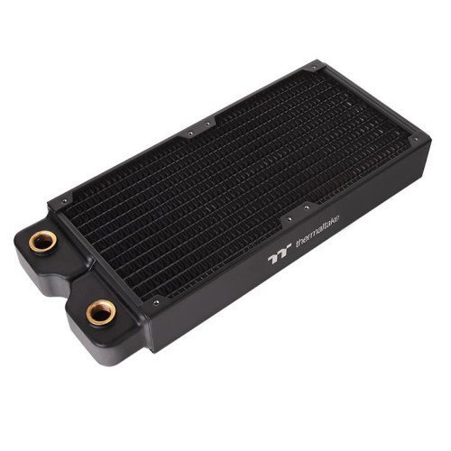 Thermaltake Chłodzenie wodne Pacific CLM240 slim radiator (240mm, 5x G 1/4 miedź) czarne