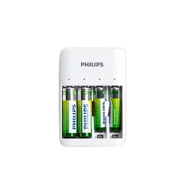 Philips Ładowarka do akumulatorów 2xAAA 700mAh + 2xAA 1300mAh