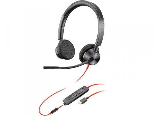 POLY Słuchawki Blackwire 3325 ST USB-C/A adapter  8X221AA