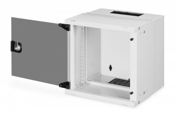 Digitus Szafa sieciowa wisząca 10 cali 6U, SOHO PRO 324 x 316 x 298 mm, nośność 60kg, drzwi szyba, niezłożona, Szara