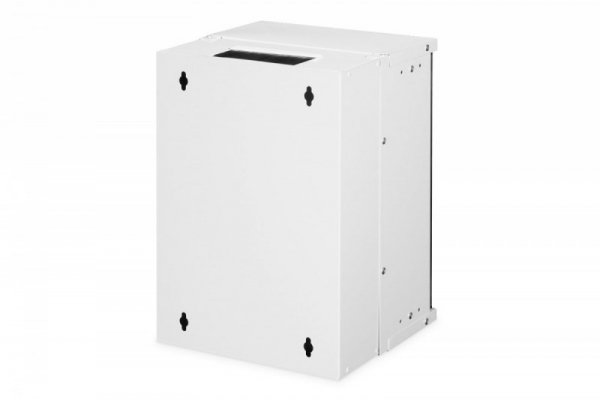 Digitus Szafa sieciowa wisząca 10 cali 9U, SOHO PRO 457 x 316 x 298 mm, nośność 60kg, drzwi szyba, niezłożona Szara