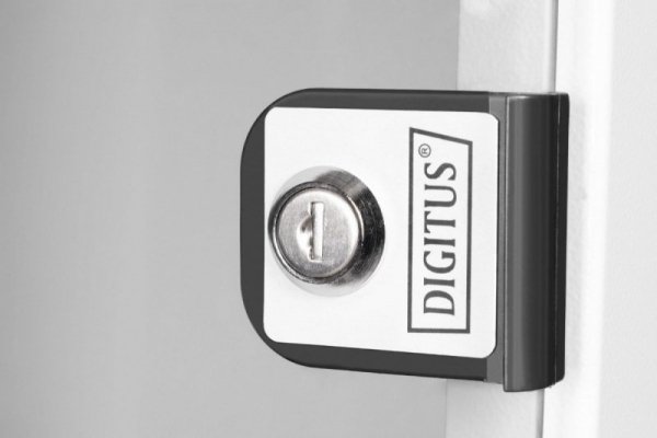 Digitus Szafa sieciowa wisząca 10 cali 9U, SOHO PRO 457 x 316 x 298 mm, nośność 60kg, drzwi szyba, niezłożona Szara