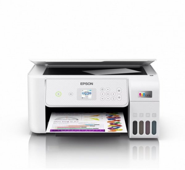 Epson Urządzenie wielofunkcyjne L3286 ITS kolor A4/33ppm/WiFi(D)/LCD3.7cm/biała