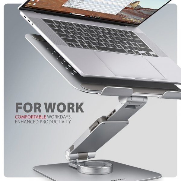AXAGON STND-LR Podstawa do laptopów aluminiowa 10-16&quot; regulowane kąty nachylenia, obrót o 360 stopni