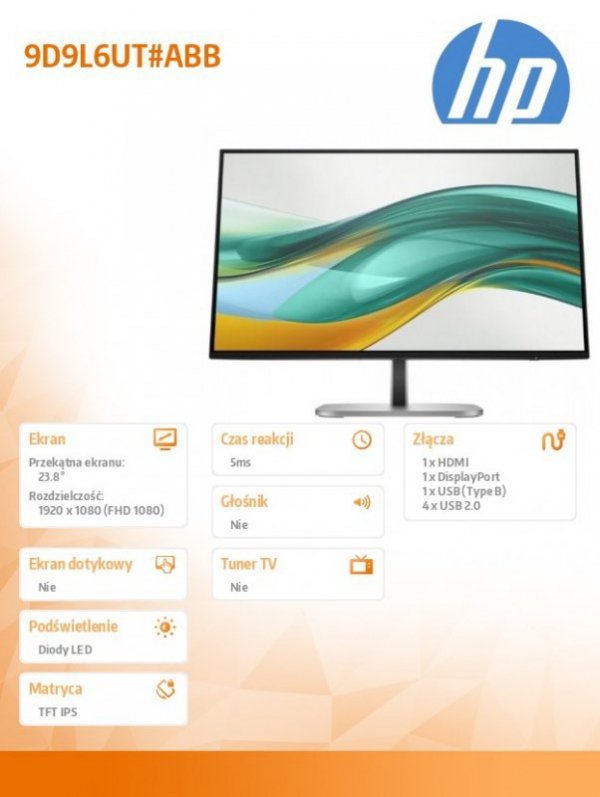 HP Inc. Monitor S5 Pro 524pf FHD MNTR         9D9L6UT#ABB