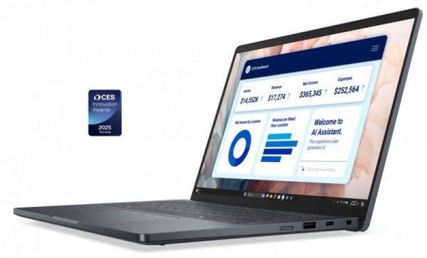 Dell Laptop Dell Pro 14 Premium PA14250 W11P Ultra 7 266V/16GB/512GB SSD G4 CL35/14.0 FHD+/Arc/FgrPr/Cams&Mic/WLAN+BT/BcklKb/3C/