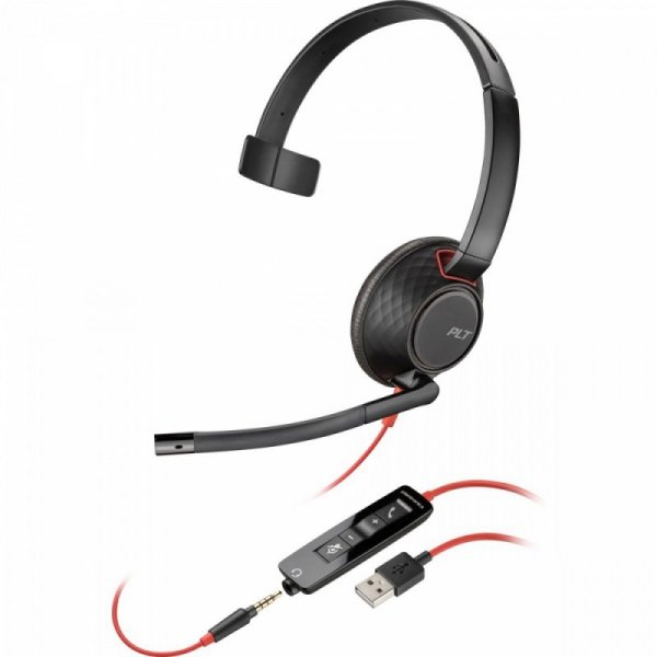 POLY Zestaw słuchawkowy Blackwire 5210 Mono USB-A 80R98AA