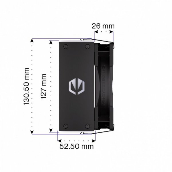 Endorfy Chłodzenie procesora Fera 5 Black ARGB EY3A012