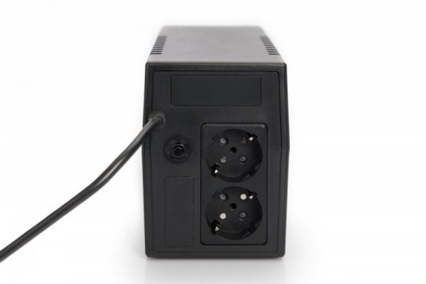 Digitus UPS Line-Ineractive LED BASIC, 600VA/360W, 1x12V/7Ah, AVR, 2x Schuko CEE 7/3