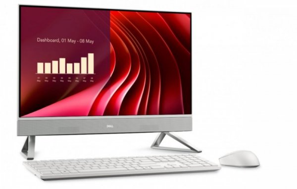 Dell Komputer Dell 24 All-in-One EC24250 Win 11 Pro i5-1334U/16GB/512GB SSD/23.8 FHD/Intel Iris Xe/Cam/WLAN + BT/Backlit Kb/3Y P