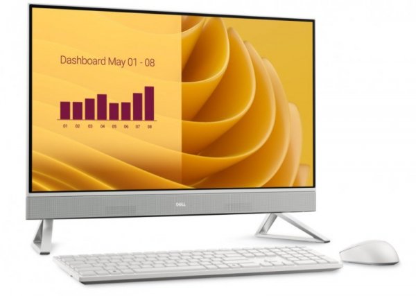 Dell Komputer Dell 27 All-in-One EC27250 Win11Pro 7-150U/16GB/1TB/27.0 FHD Touch/GeForce MX 570A/Cam/WLAN + BT/Backlit Kb/3Y Pro