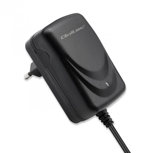 Qoltec Automatyczna ładowarka do akumulatora AGM GEL STD 6V | 1A |      Prostownik z sygnalizatorem LED