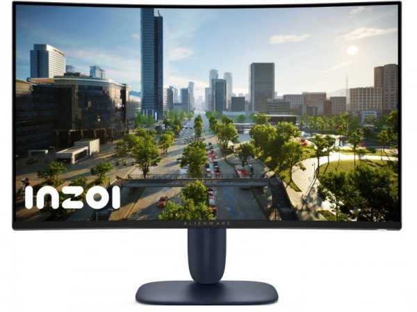 Dell Monitor AW3225DM 31.6 cala Curved NVIDIA G-Sync Compatible 180Hz  VA  QHD (3440x1440)/16:9/DP/2xHDMI/3xUSB 3.2/3Y AES&PPE