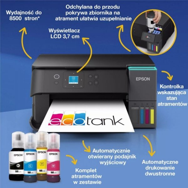 Epson Urządzenie wielofunkcyjne L4360 ITS  A4/33ppm/WiFi-d/duplex/5.2kg