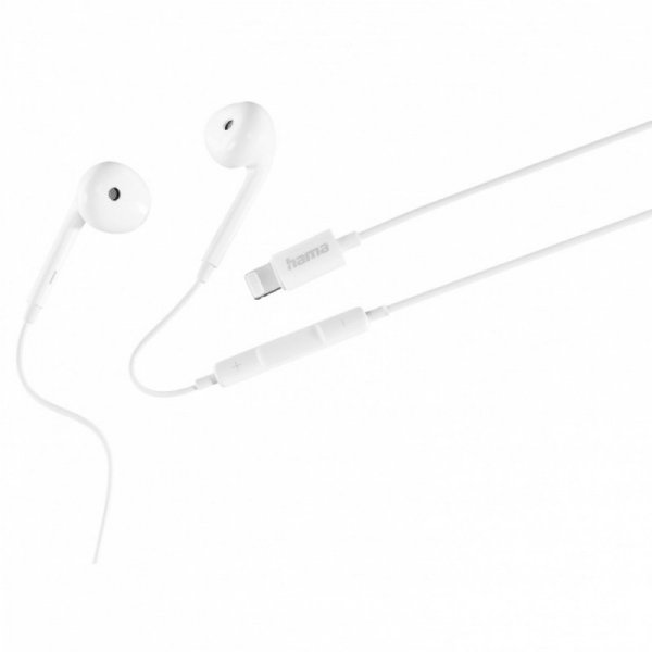 Hama Słuchawki douszne Glow z mikrofonem lightning