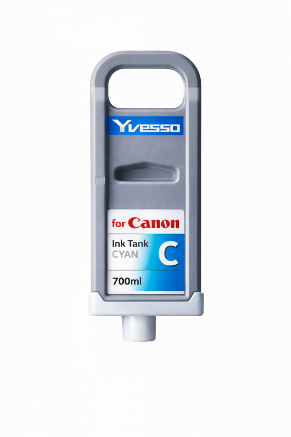 Tusz zamiennik Yvesso do Canon PFI-1700C (PFI1700C) Cyan 700ml do PRO-2000 / 2100 / PRO-4000 / 4100 / PRO-4000s / 4100s / PRO-6000s / 6100s