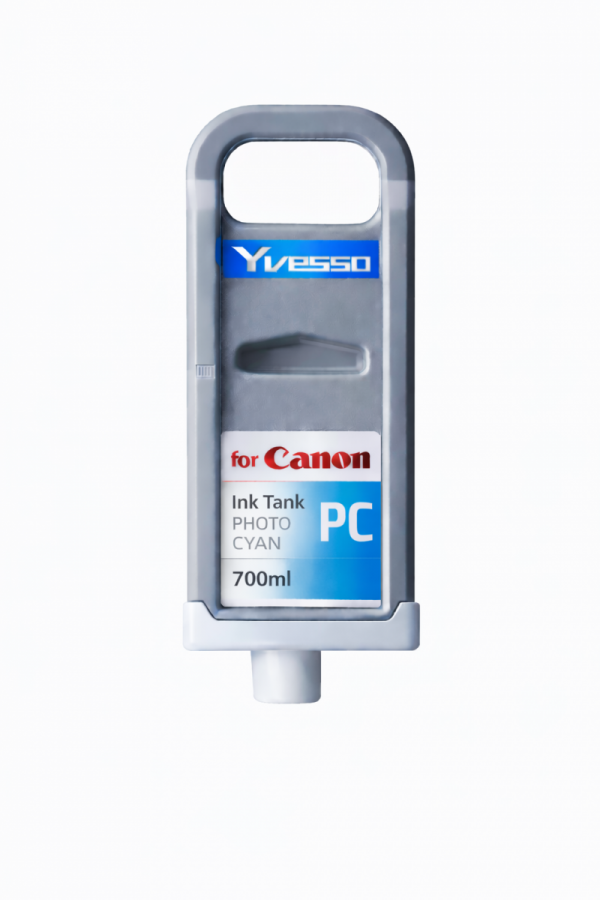 Tusz zamiennik Yvesso do Canon PFI-1700PC (PFI1700PC) Photo Cyan 700ml do PRO-2000 / 2100 / PRO-4000 / 4100 / PRO-4000s / 4100s / PRO-6000s / 6100s