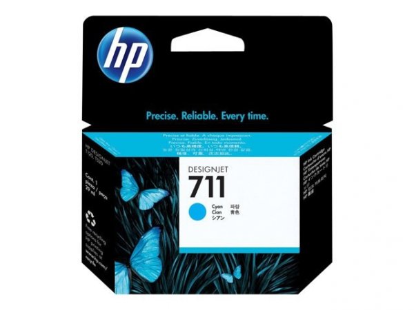 Tusz HP 711 29-ml Cyan Ink Cartridge (CZ130A) do HP T520