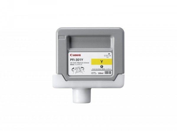 Tusz Canon PFI-301Y Yellow 330ml do iPF8000S iPF8100 iPF9000S iPF9100 CF1489B001AA