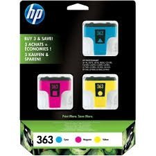 Atrament HP No 363 Ink Cart/cyan+magenta+yellow