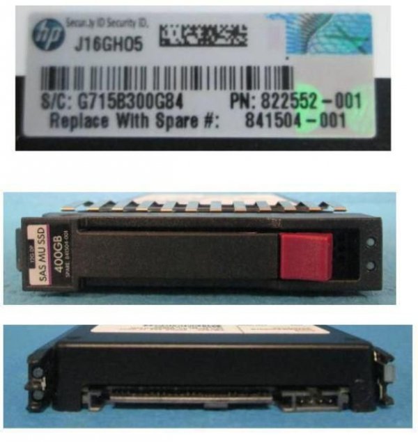 Hewlett Packard Enterprise DR SSD 400GB 12G 2.5 SAS MSA **Refurbished**