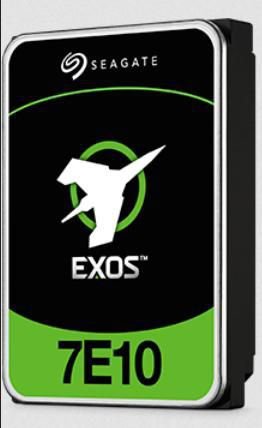 Seagate Exos 7E10 SATA 10TB 7200rpm  256MB cache 512e/4KN BLK