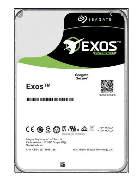 Seagate EXOS X16 14TB SATA4 7200RPM **REFURBISHED** HELIUM  512E/4KN