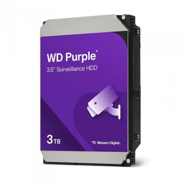 Western Digital Purple Internal Hard Drive 3  Tb 5400 Rpm 128 Mb 3.5"  Serial Ata Iii