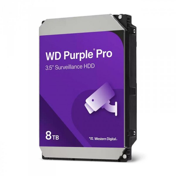 Western Digital Purple Pro Smart Video Hdd  8Tb Internal Hard Drive 7200  Rpm 3.5" Serial Ata