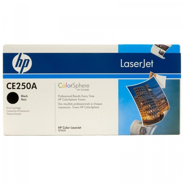 Toner HP Color LaserJet CP3525/3530/CM3530MFP Black (5.000 stron) CE250A 