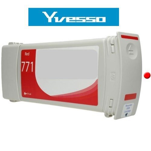 Tusz zamiennik Yvesso nr 771 do HP Designjet Z6200 775 ml Chromatic Red CE038A