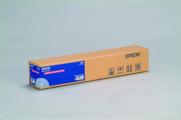 Papier w rolce do plotera Epson Premium Photo Glossy (błyszczący) 610x30,5m 24'' 166g/m2 C13S041390
