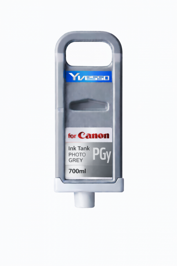 Tusz zamiennik Yvesso do Canon PFI-706PGY (PFI706PGY) Photo Grey 700ml do iPF8300 / iPF8400 / iPF9400