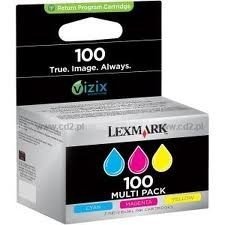Lexmark Atrament/N°100 C+M+Y 3Pk
