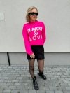Różowy sweter