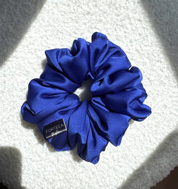 Scrunchie Gumka do włosów medium SZAFIR 