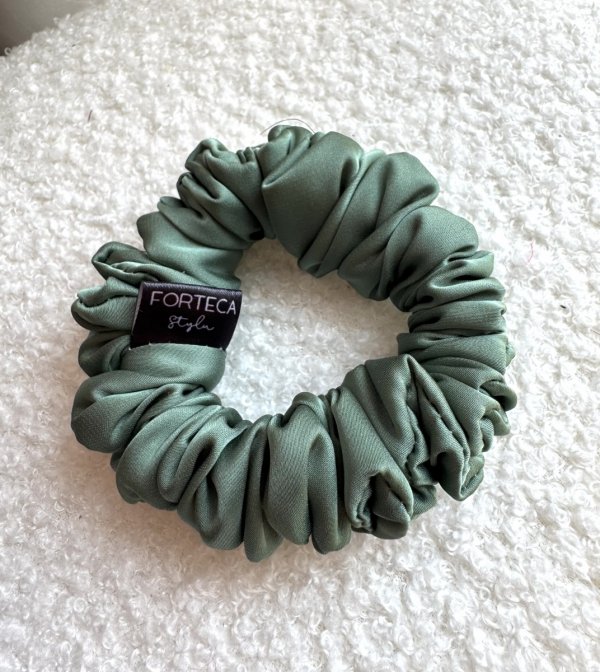 Scrunchie Gumka do włosów mini SZAŁWIA