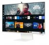 Samsung Monitor 32 cale SMART M8 VA 3840x2160 UHD 16:9 1xHDMI 1xUSB-C (65W) 2xUSB 2.0 4ms(GTG) WiFi^BT HAS+PIVOT Webcam głośniki