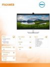 Dell Monitor P3424WEB 34 cale IPS Zakrzywiony WQHD (3440x1440)^21:9^HDMI^DP^USB-C^RJ-45^Kamera^Głośniki^Mikrofon^3Y