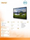 Dell Monitor C8621QT 85.6 cali Touch LED UHD^16:9^4HDMI^DP^USB^3Y